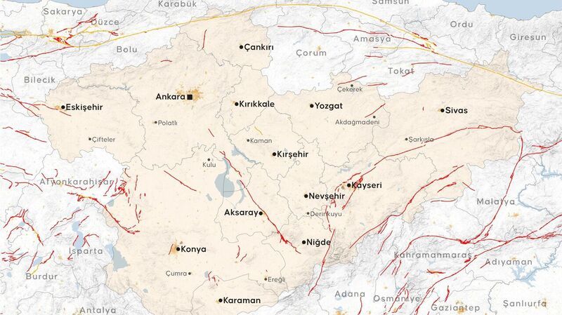 Son dakika! Diri fay hattı haritası yenilendi. İşte Yozgat'ın deprem riski...